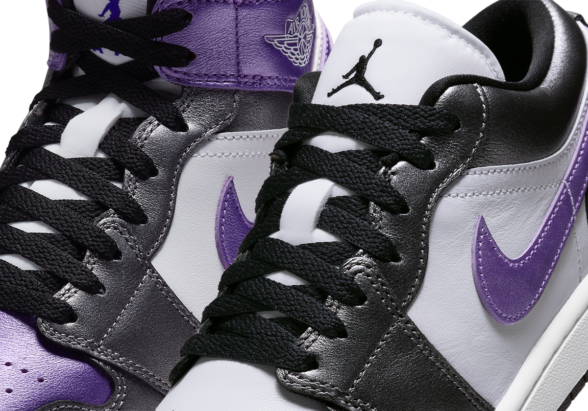 Air Jordan 1 “Metallic Purple” Pack Comes In Mid And Low