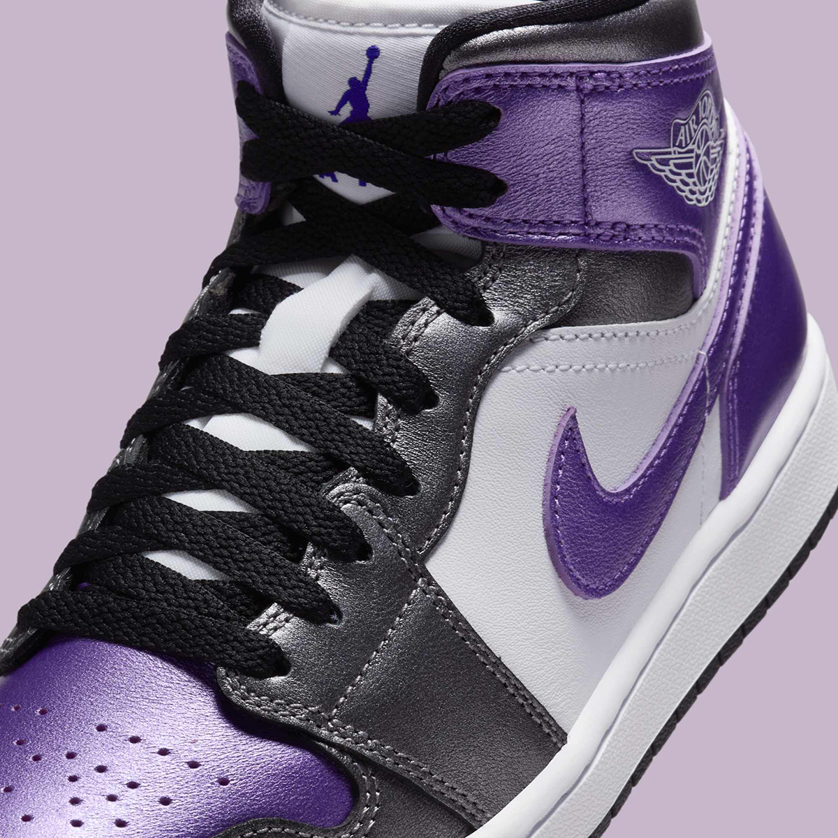 jordan 1 mid metallic purple