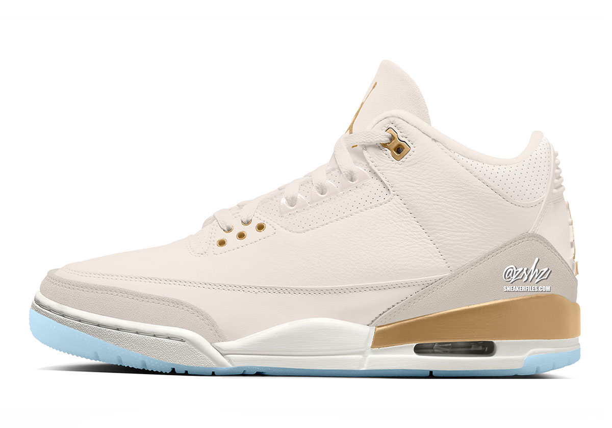 Air Jordan 3 Champagne Oysters Holiday 2025