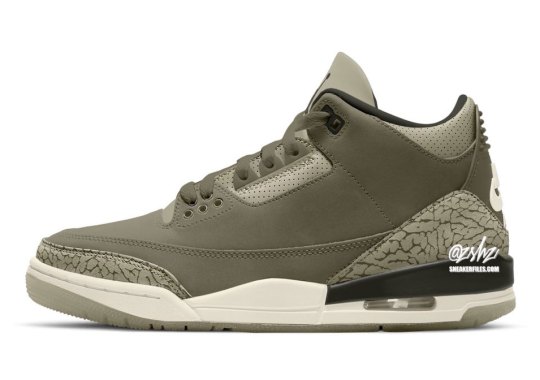 Don’t Expect Any Realtree Camo On The Air Jordan 3 “Medium Olive”