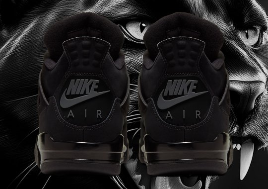 Air Jordan 4 "Black Cat" To Feature Nike Air Logo On The Heel