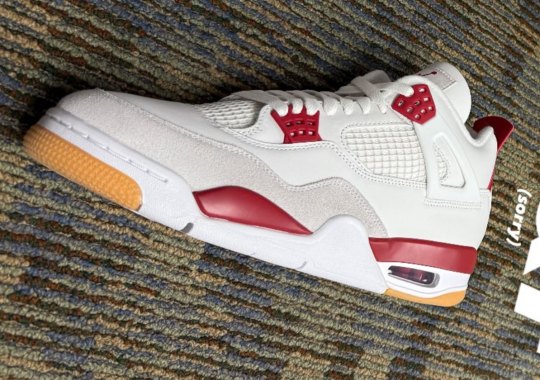 Eric Koston Shares A First Look At The Nike SB Air Jordan 4 In Red