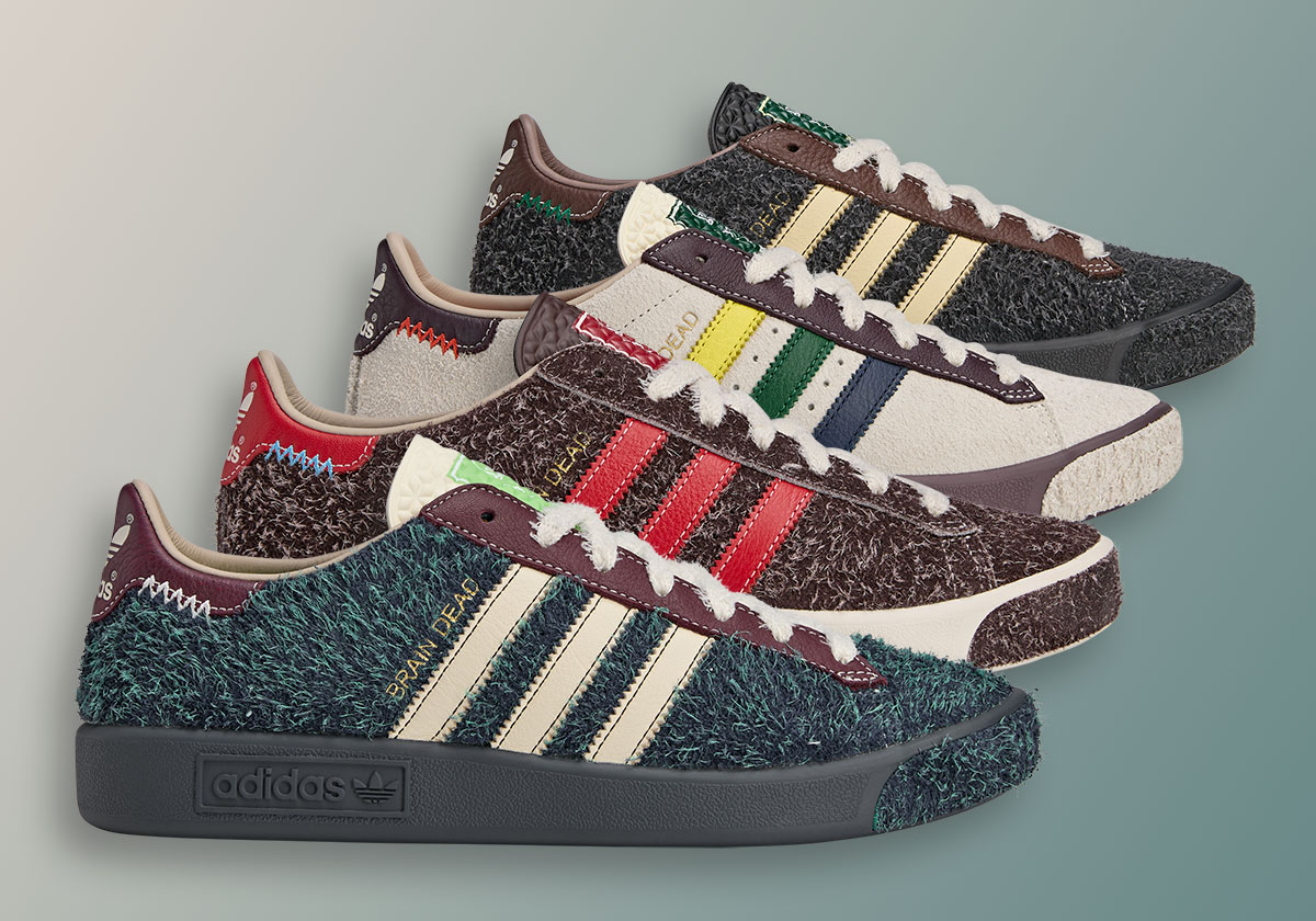 Brain Dead Reimagines The adidas Forest Hills With Hairy Suede