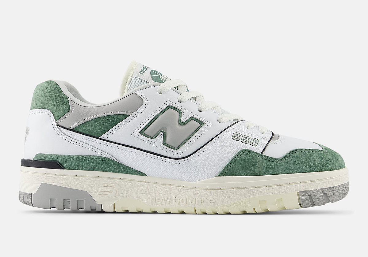 New Balance 550 Green Toe Vintage Bb550bwy 2