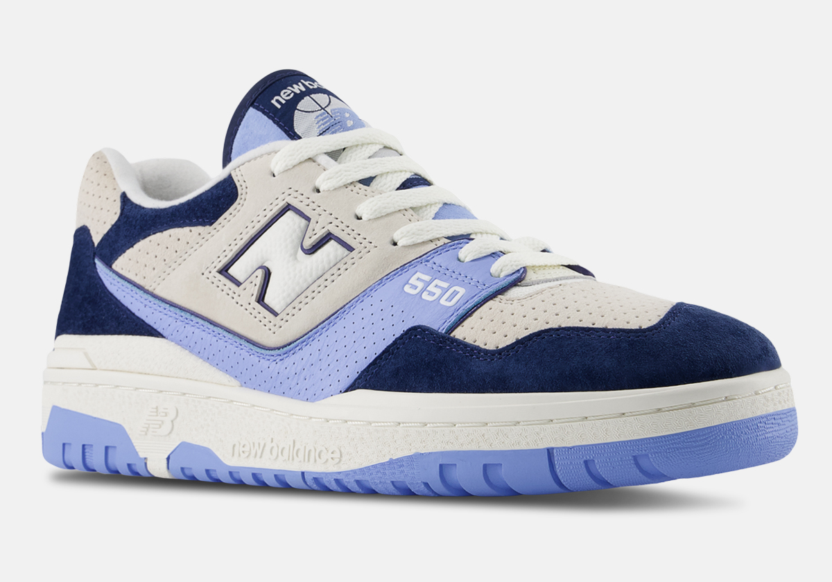 New Balance 550 Navy Electric Sky Bb550fla 1