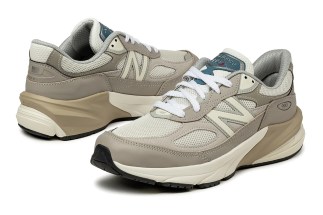 The New Balance 990v6 “Light Mushroom” Swaps Suede For Leather