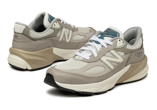 The New Balance 990v6 "Light Mushroom" Swaps Suede For Leather