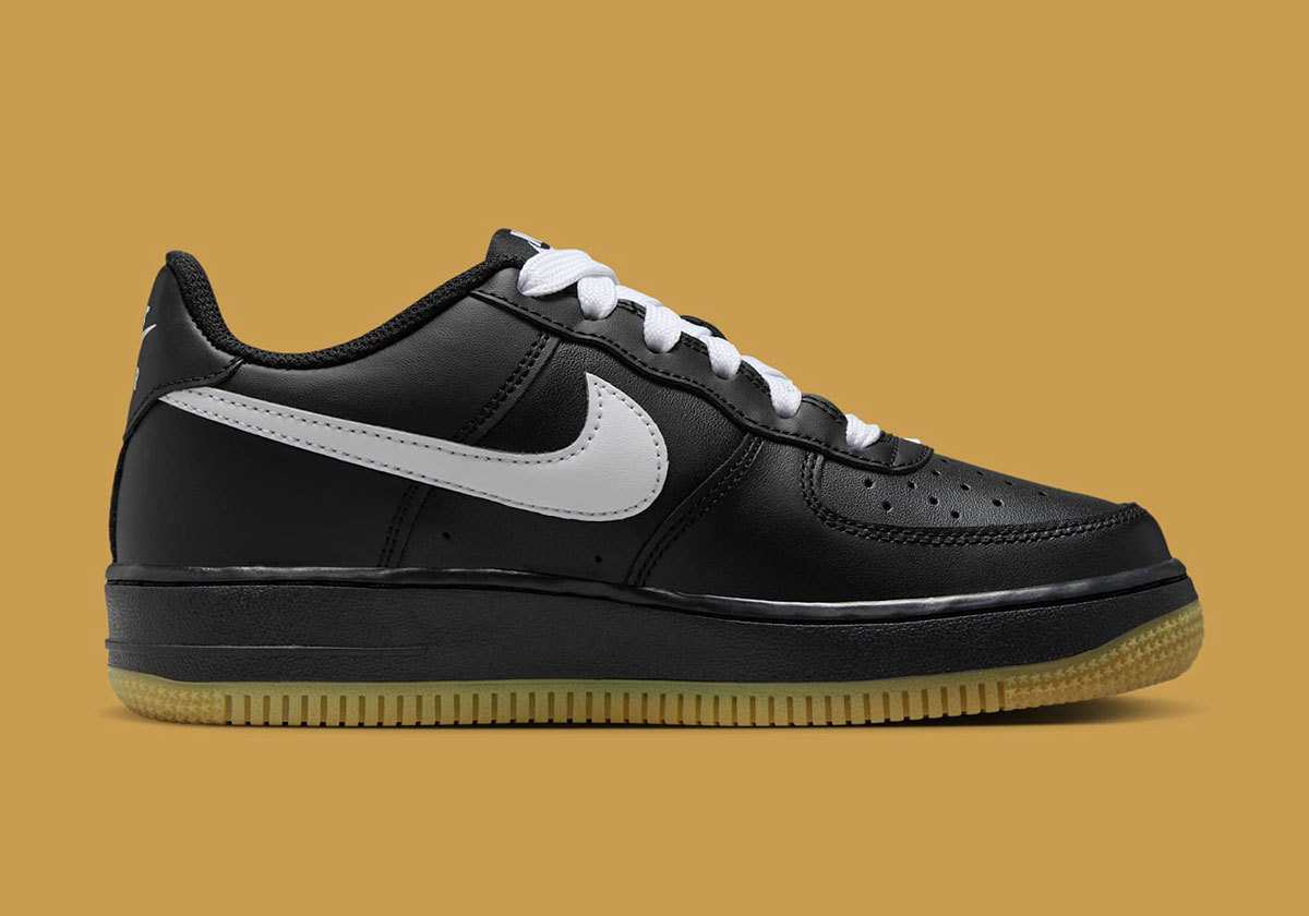 Nike Air Force 1 Low Gs Black Gum Ib8845 001 3