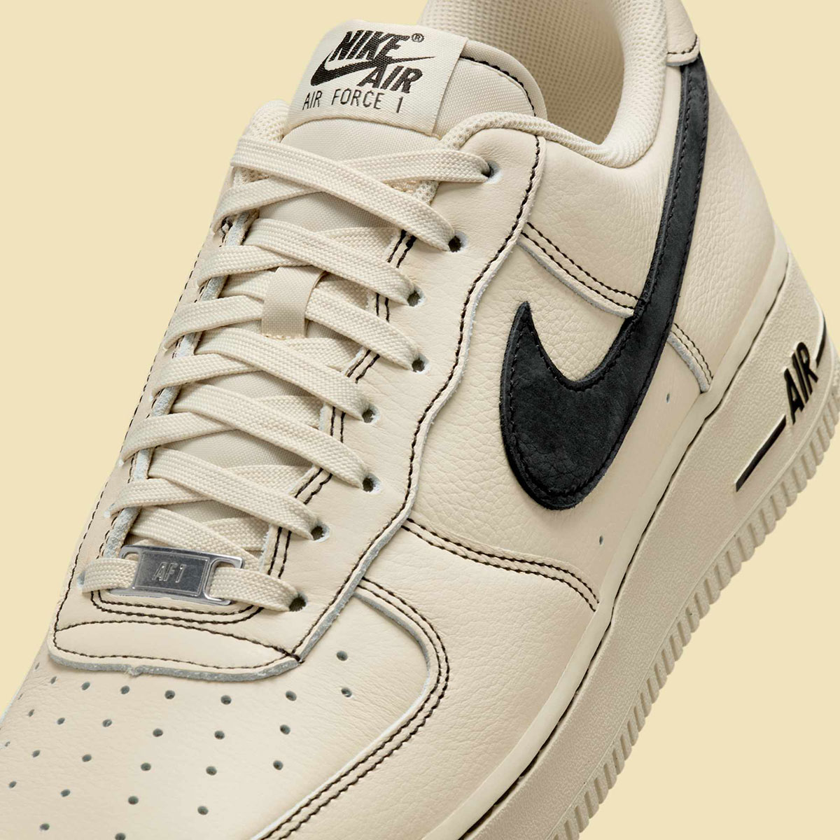 Nike Air Force 1 Low Light Khaki Black Hq2037 200 2