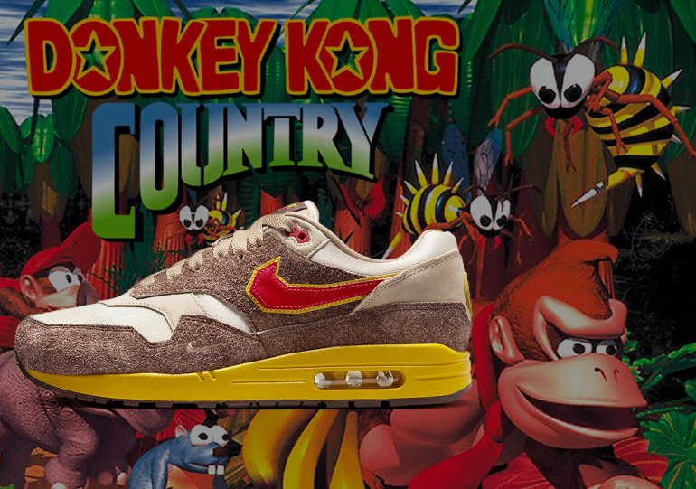 The Nike Air Max 1 Low Poly "Donkey Kong" Releases On March 21st