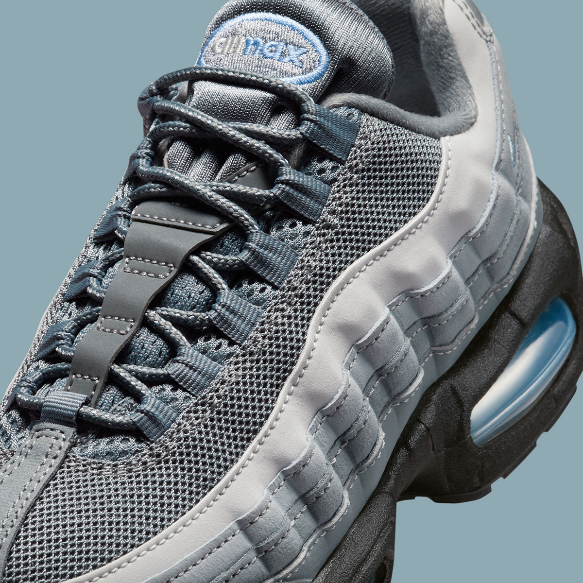 Nike Air Max 95 Gs Cool Grey Psychic Blue Wolf Grey Photon Dust Black Ih0631 001 4