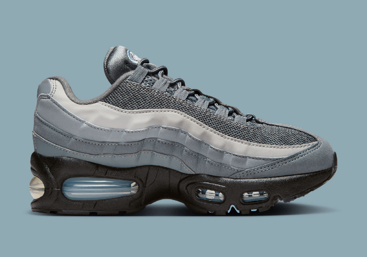 Nike Air Max 95 Gs Cool Grey Psychic Blue Wolf Grey Photon Dust Black Ih0631 001 6