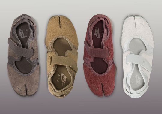 Nike Rolls Out The Fashion-Minded Air Rift For A "Suede Pack"