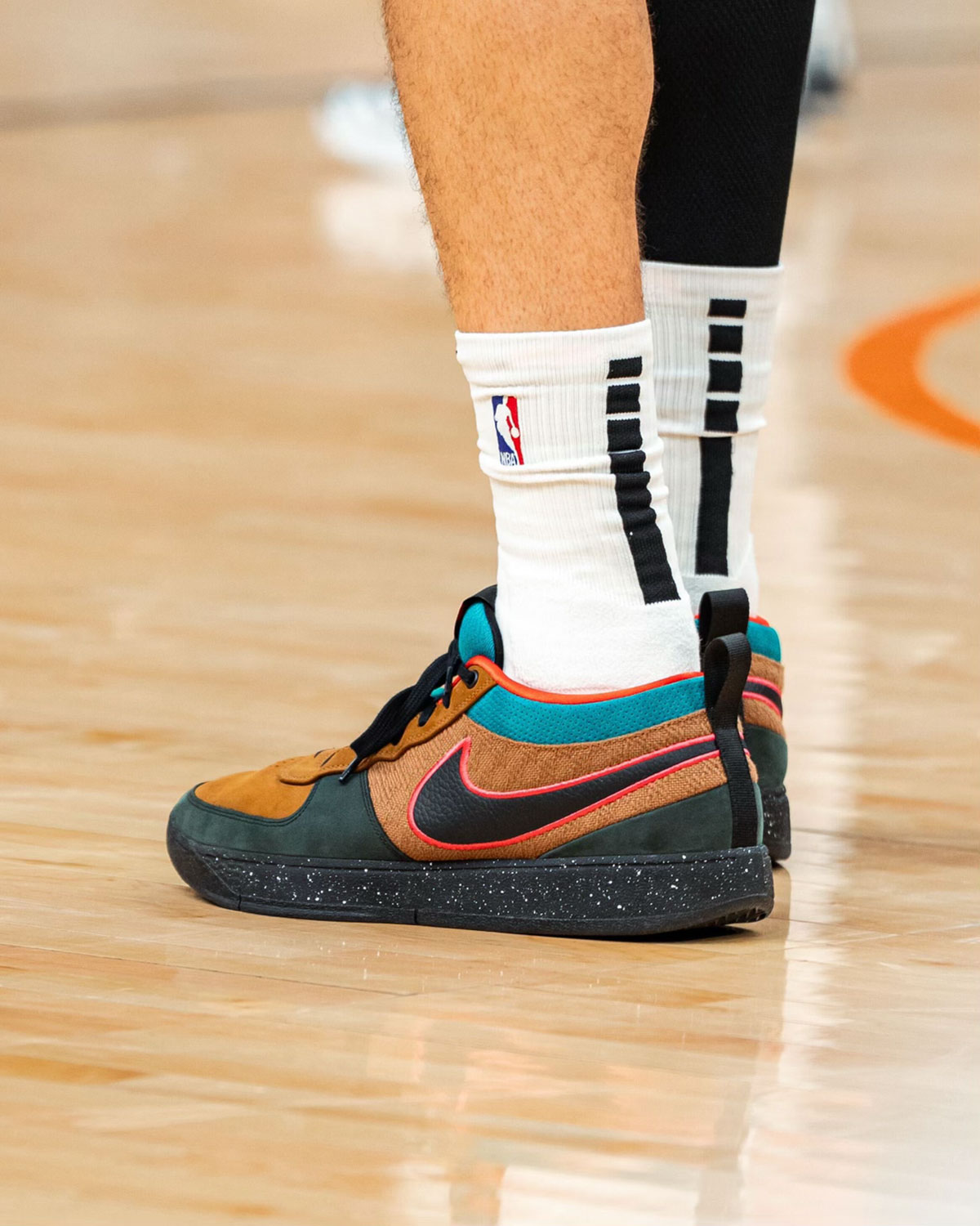 Nike Book 1 Pe Black Brown Teal Red 3