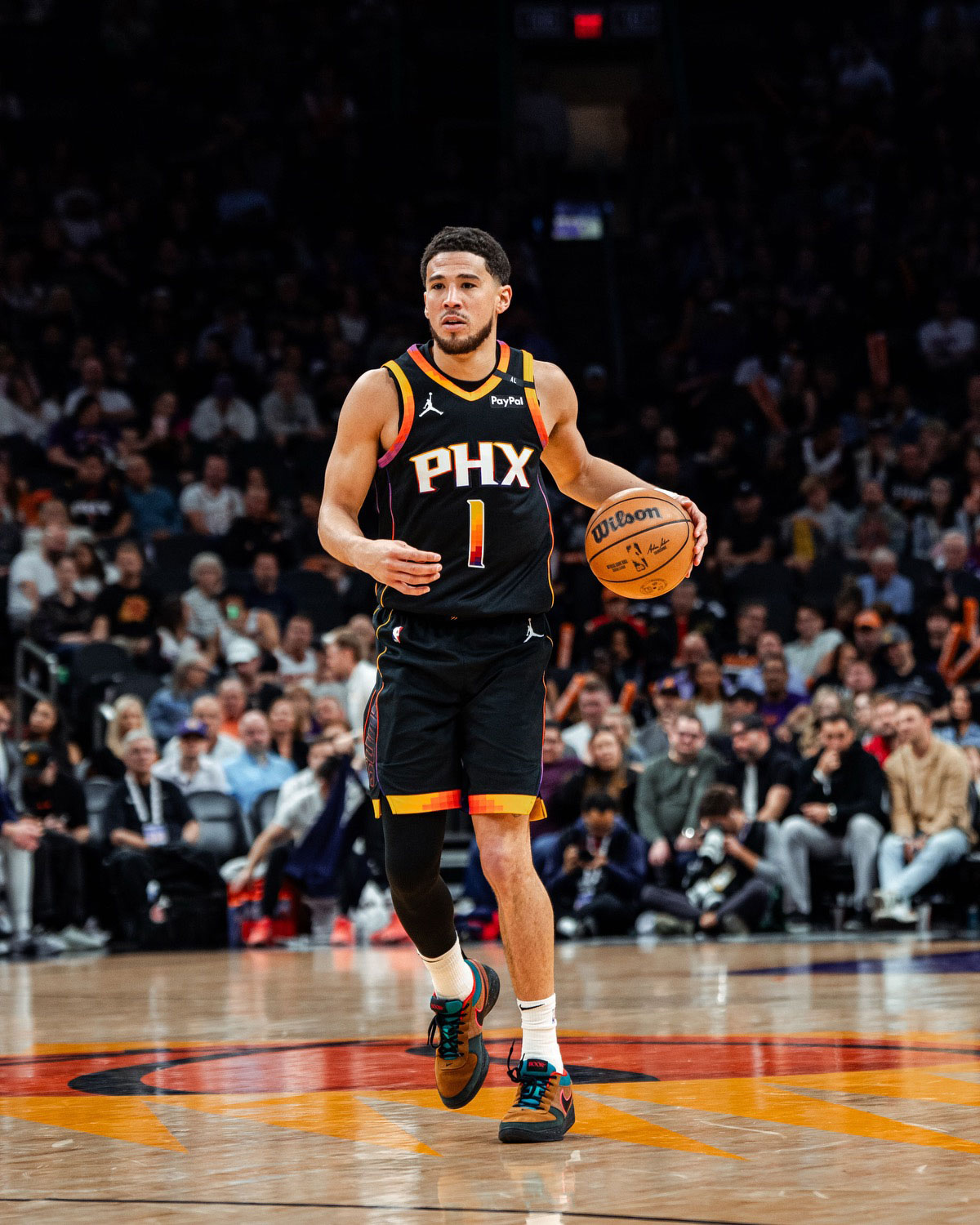 Nike Book 1 Pe Black Brown Teal Red 4