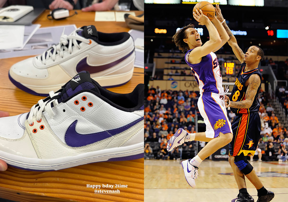 Devin Booker Shares Nike Book 1 PE Inspired By Steve Nash's Cradle Rock Signature Shoe