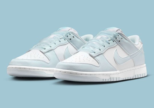 Nike Softens The Dunk Low With "Blue Tint" And Sheer Laces