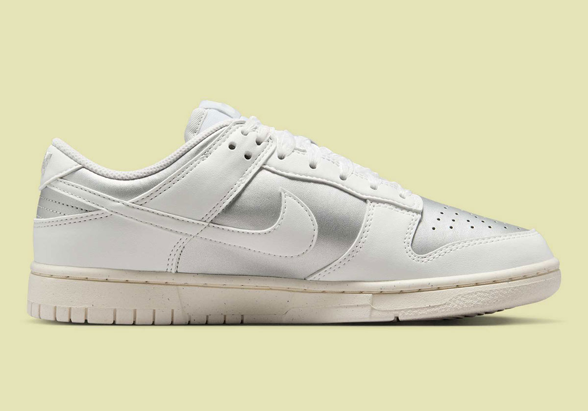 Nike Dunk Low Metallic Platinum Summit White Pale Ivory Ib7311 001 4