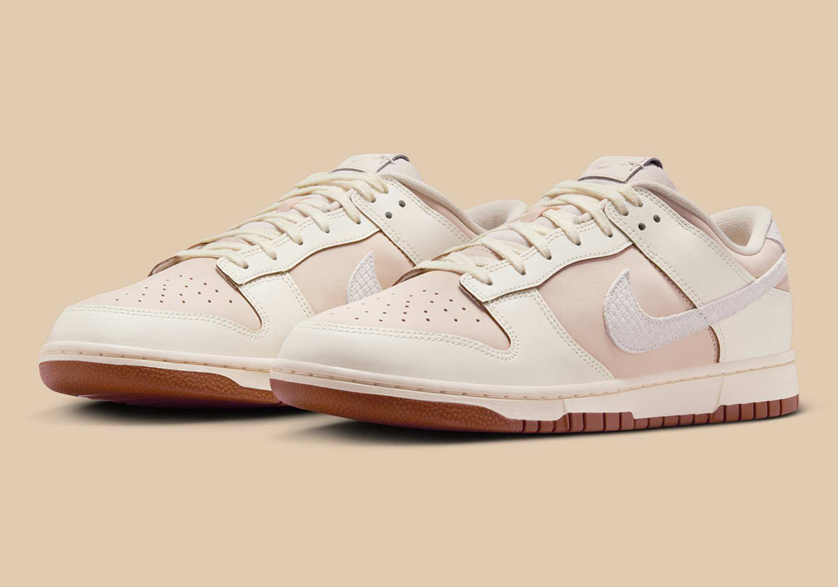 This Refined Nike Dunk Low Sports A "Snakeskin" Swoosh