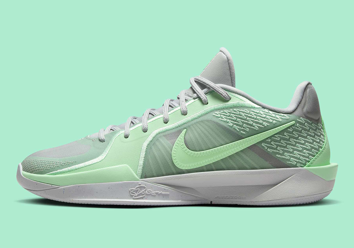 Nike Sabrina 2 Light Smoke Grey Fresh Mint Vapor Green Fq2174 004 3