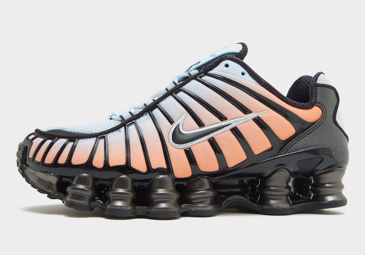 Nike Shox Tl Blue Tint Black Total Orange Ar3566 401 Jd 2