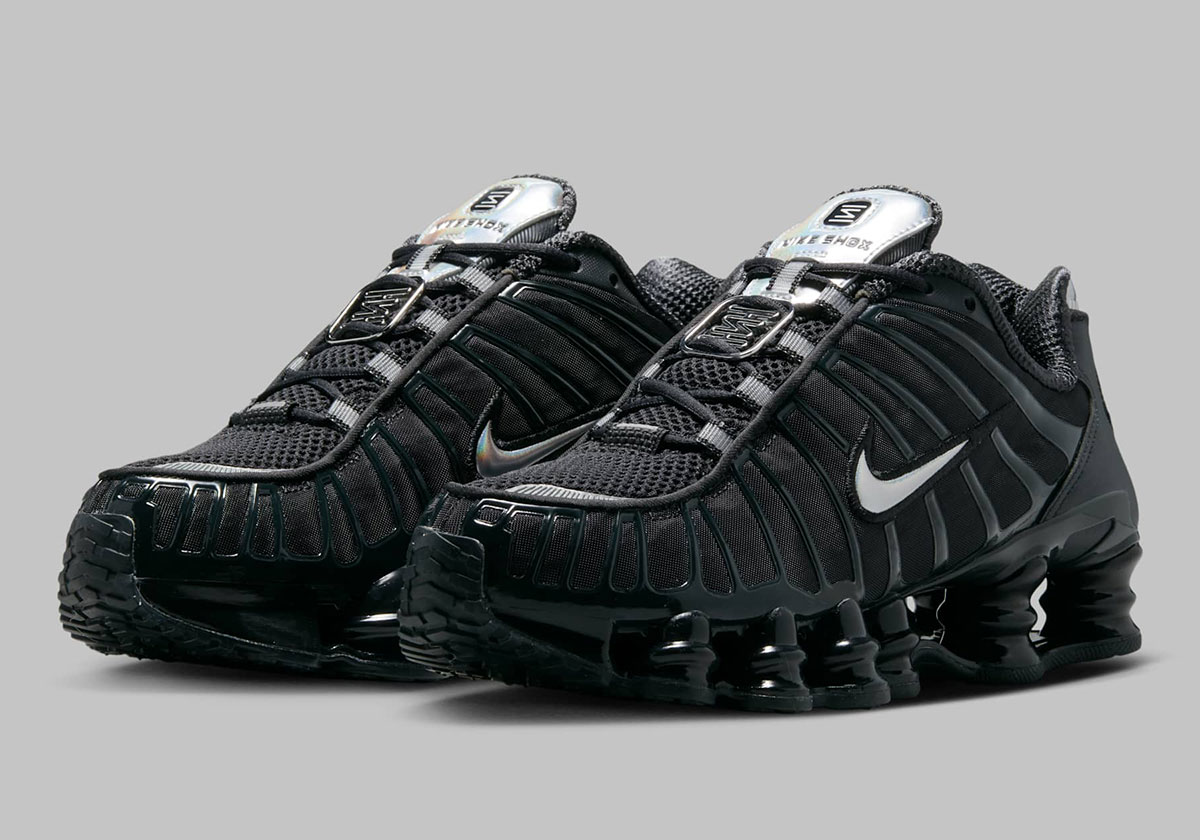 Nike Shox Tl Off Noir Metallic Silver Ib7704 001 2