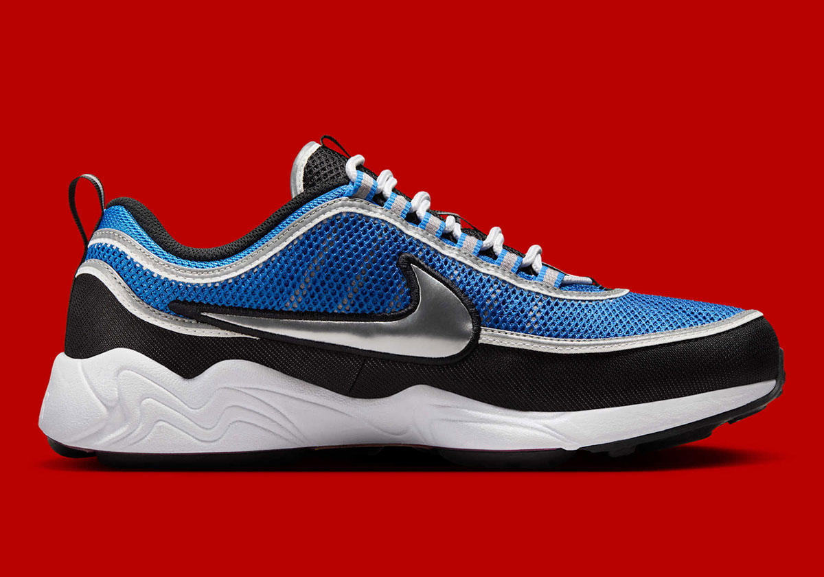 Nike Zoom Spiridon Signal Blue Metallic Luster Black University Red Hf9117 400 1