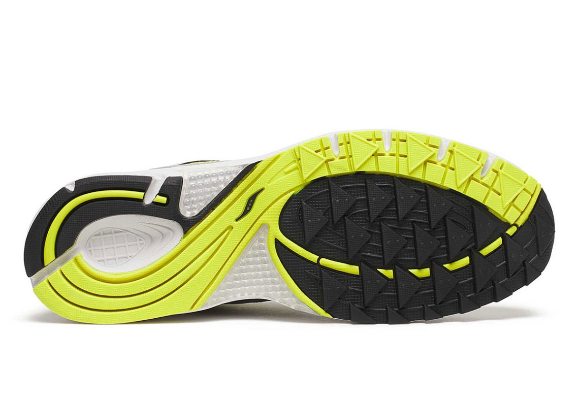 Saucony Grid Jazz 9 S70899-8 Sneakers Men\'s Yellow Silver Running Shoes LIQ163 Saucony Grid Jazz 9 S70899-8 Sneakers Men main image 3