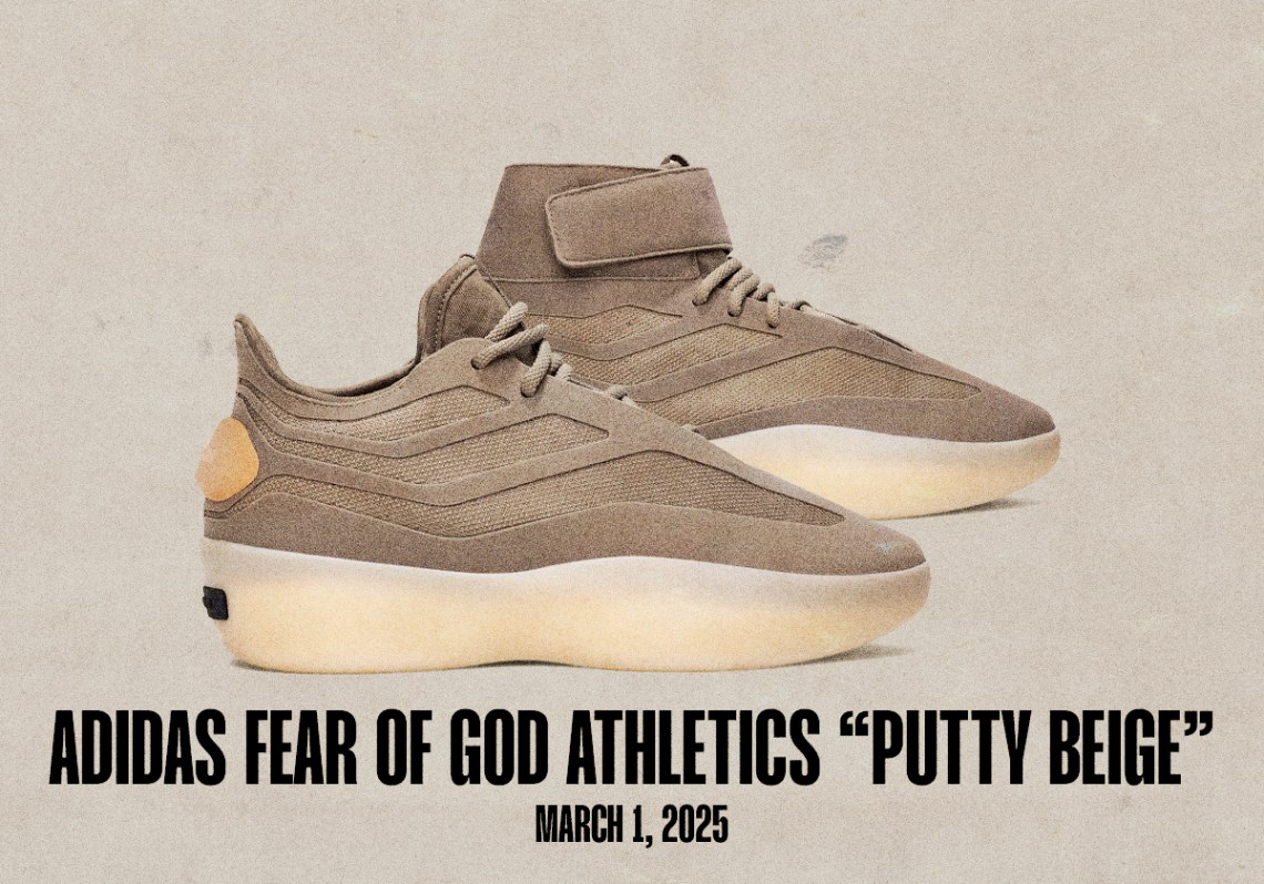 Sneaker Releases February 23 March 1 Fear Of God Athletics Adidas Putty Beige