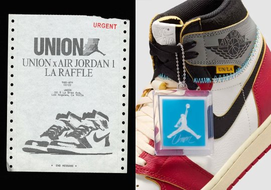 In-Store Raffle For Union x Air Jordan 1 Will Be Open To Los Angeles Residents