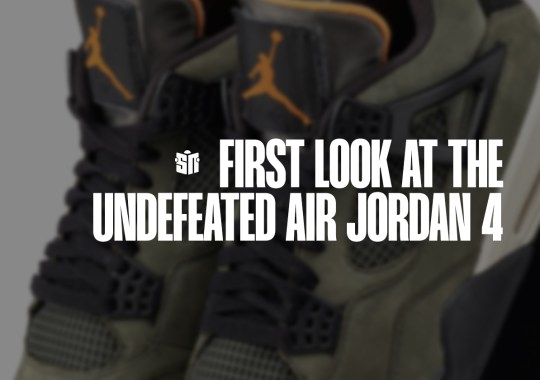 First Look At The UNDEFEATED x Air Jordan 4 (2025)