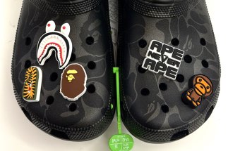 Bape Crocs Appears In A Fourth Black Colorway