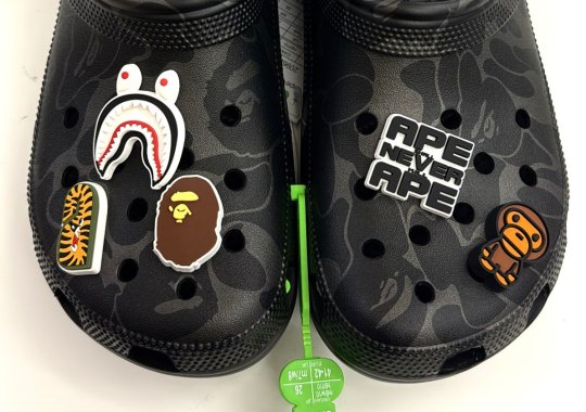 Bape Crocs Appears In A Fourth Black Colorway