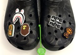 Bape Crocs Appears In A Fourth Black Colorway