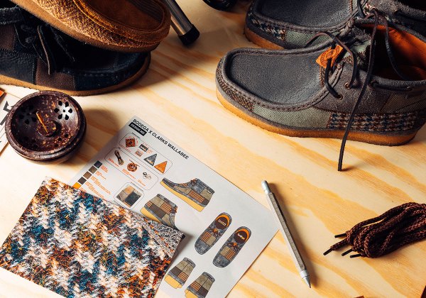 Patchwork Bodega Clarks Wallabee 2025 | SneakerNews.com