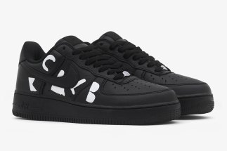 Comme des Garçons BLACK x Nike Air Force 1 Releases For Spring 2025