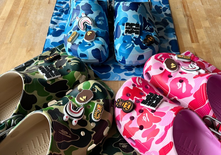 Bape Crocs Available Now On Crocs App