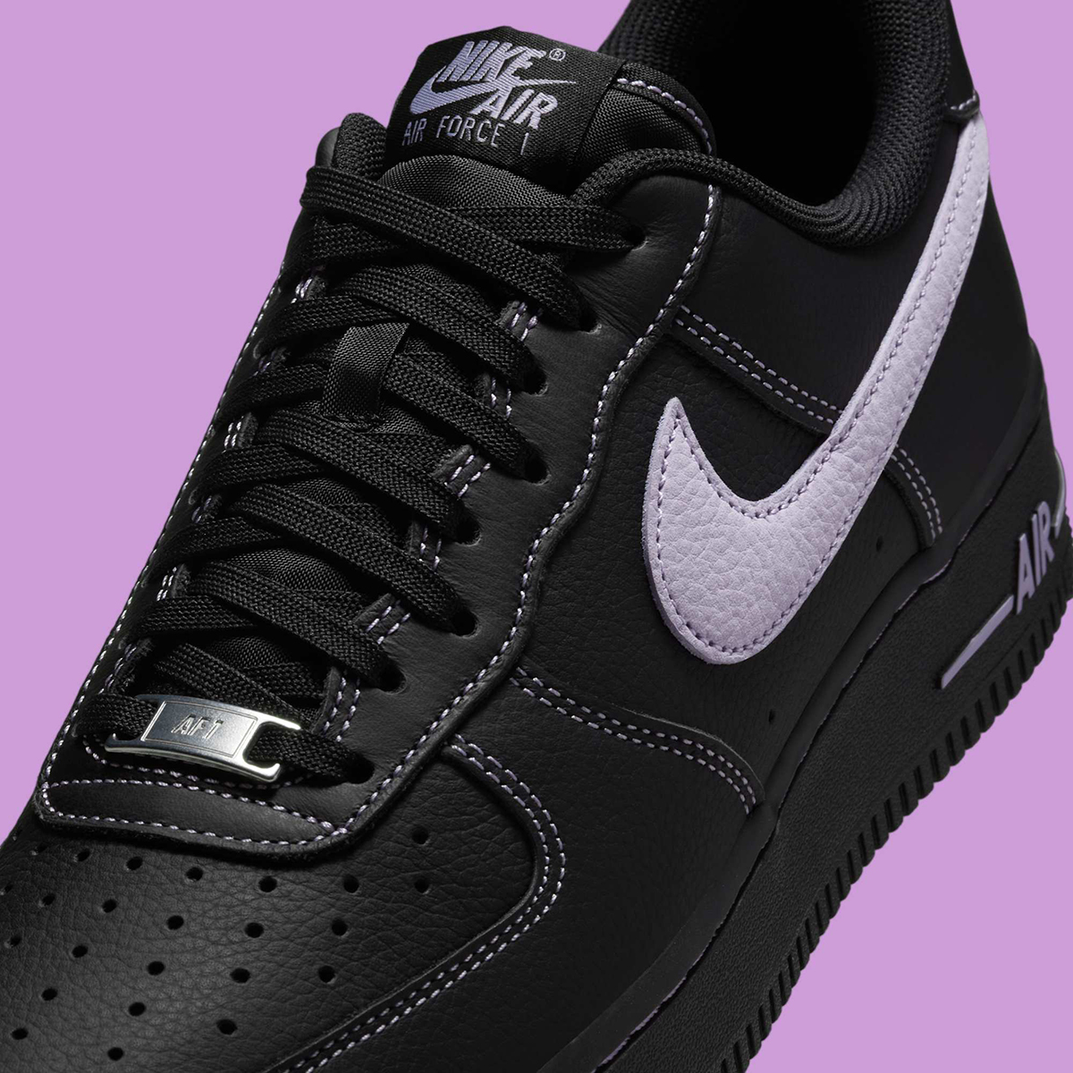 Nike Air Force 1 Low Black Hydrangeas Hq2037 001 8