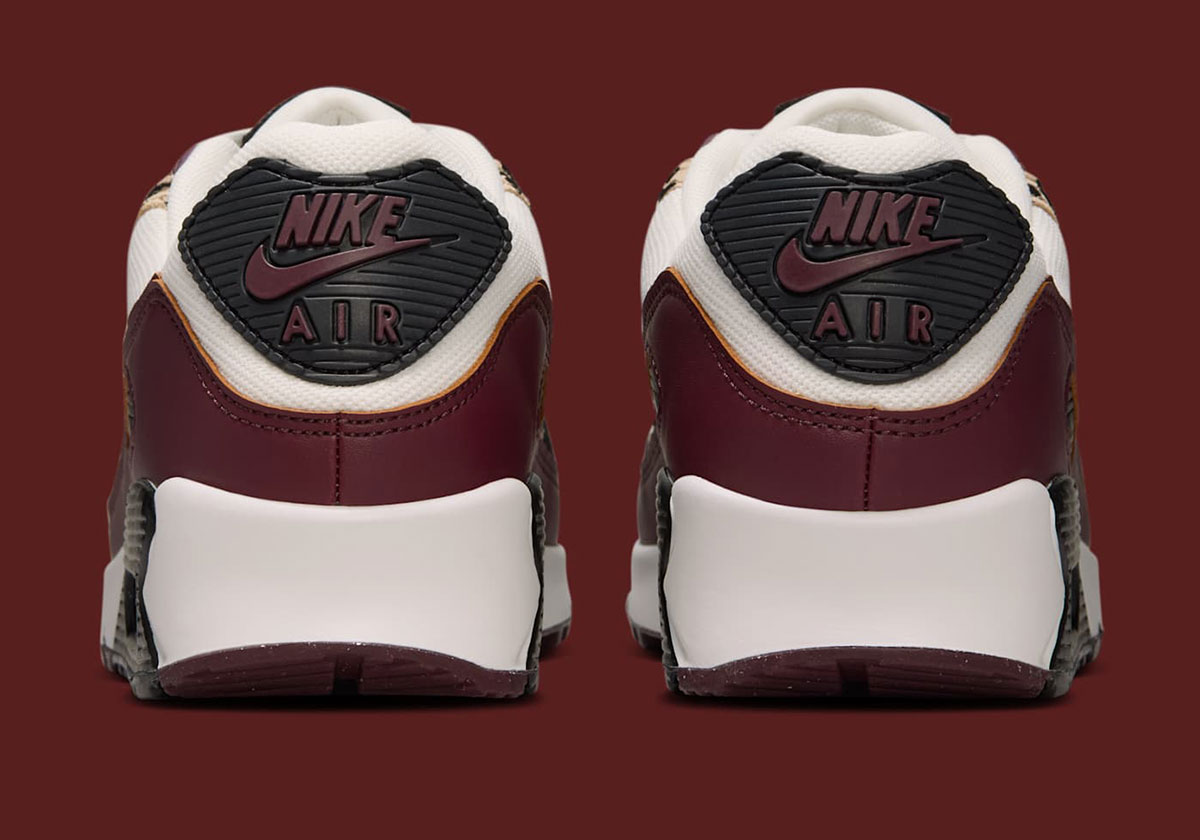 Nike Air Max 90 Burgundy Crush Leopard If1619 102 2