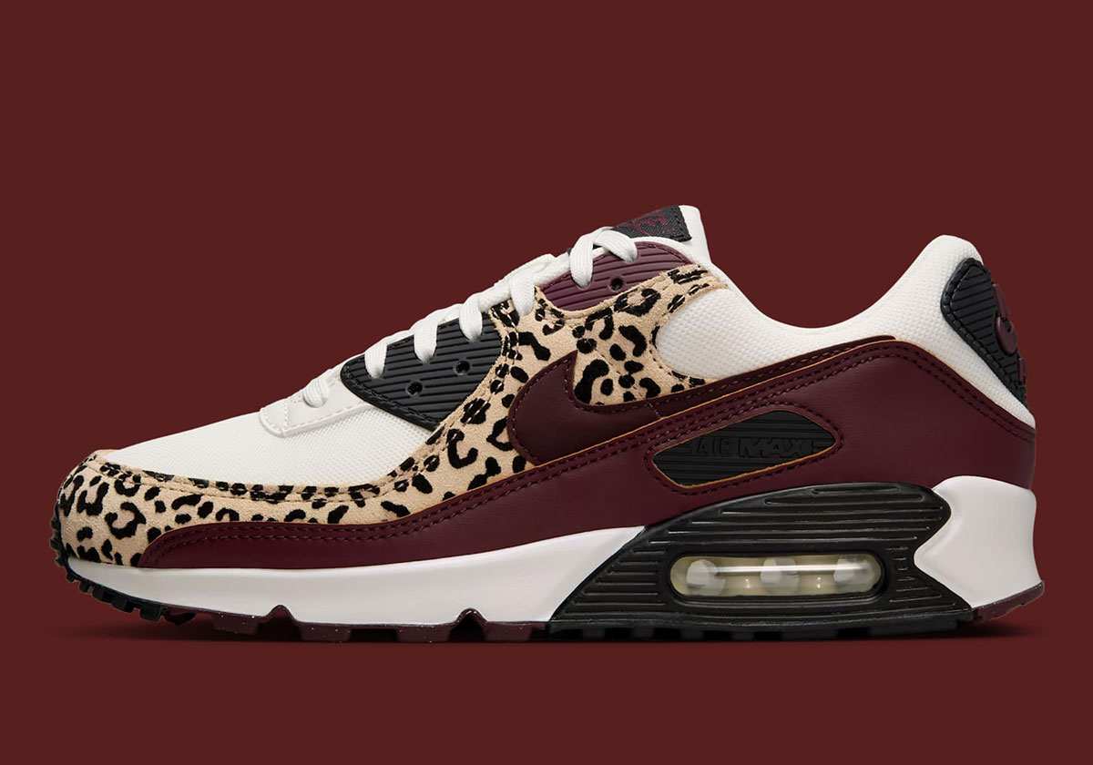 Nike Air Max 90 Burgundy Crush Leopard If1619 102 4
