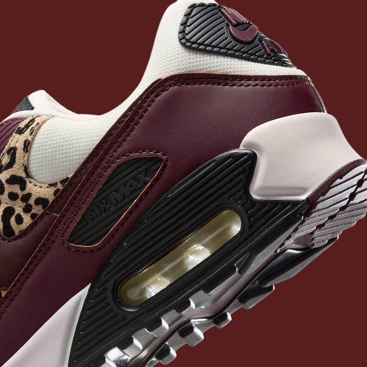 Nike Air Max 90 Burgundy Crush Leopard If1619 102 6