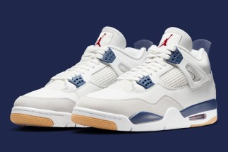 Official Images Of The Nike SB Air Jordan 4 “Navy”