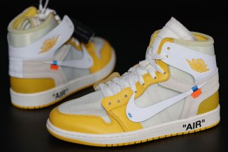 Up Close With The Off-White x Air Jordan 1 “Canary Yellow”