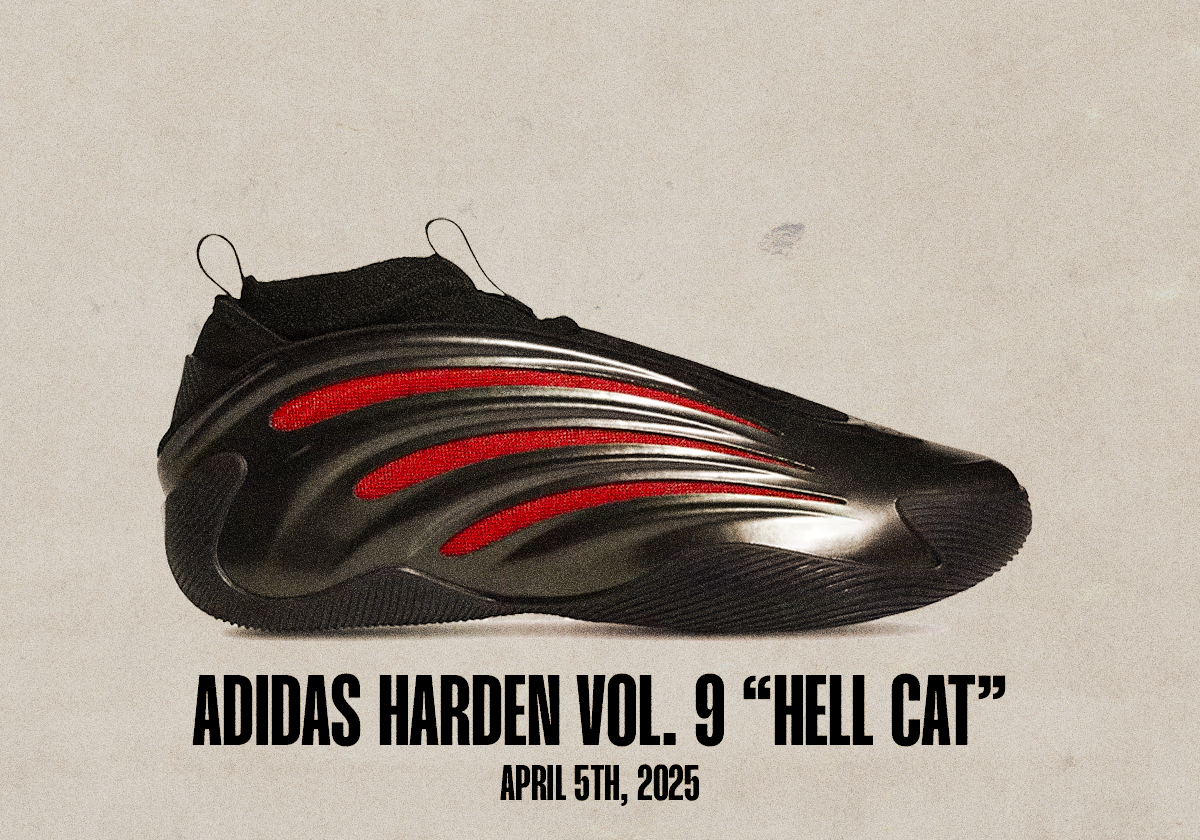 Sneaker Release Dates March 30 April 5 2025 Adidas Harden Vol 9 Hell Cat