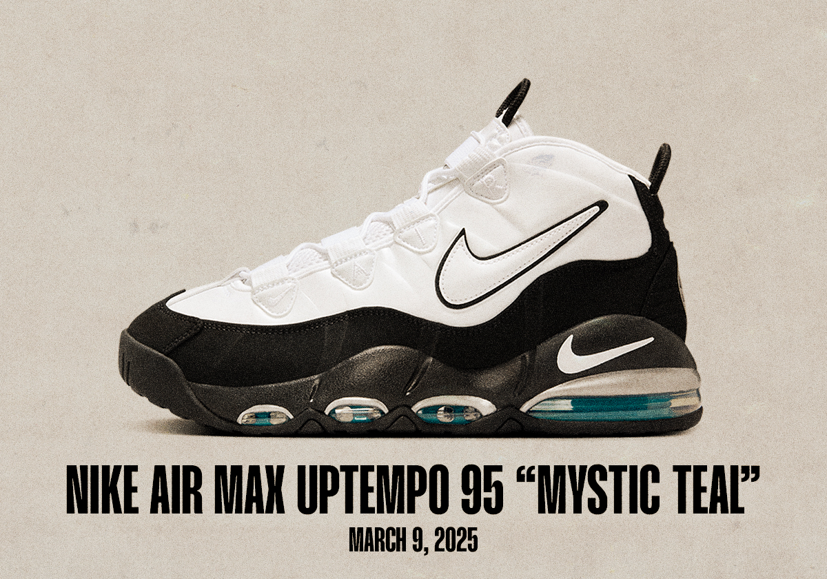 Sneaker Releases March 9 March 15 2025 Nike Air Max Uptempo 95 Mystic Teal 724bc6