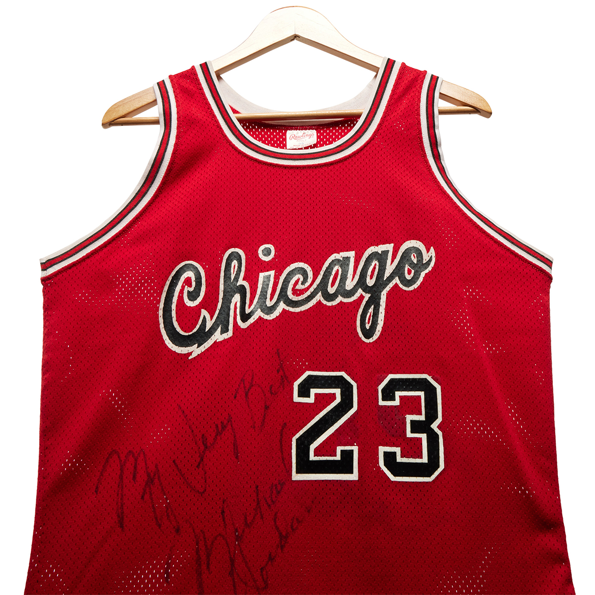 Sothebys Game Worn Michael Jordan Jersey 1