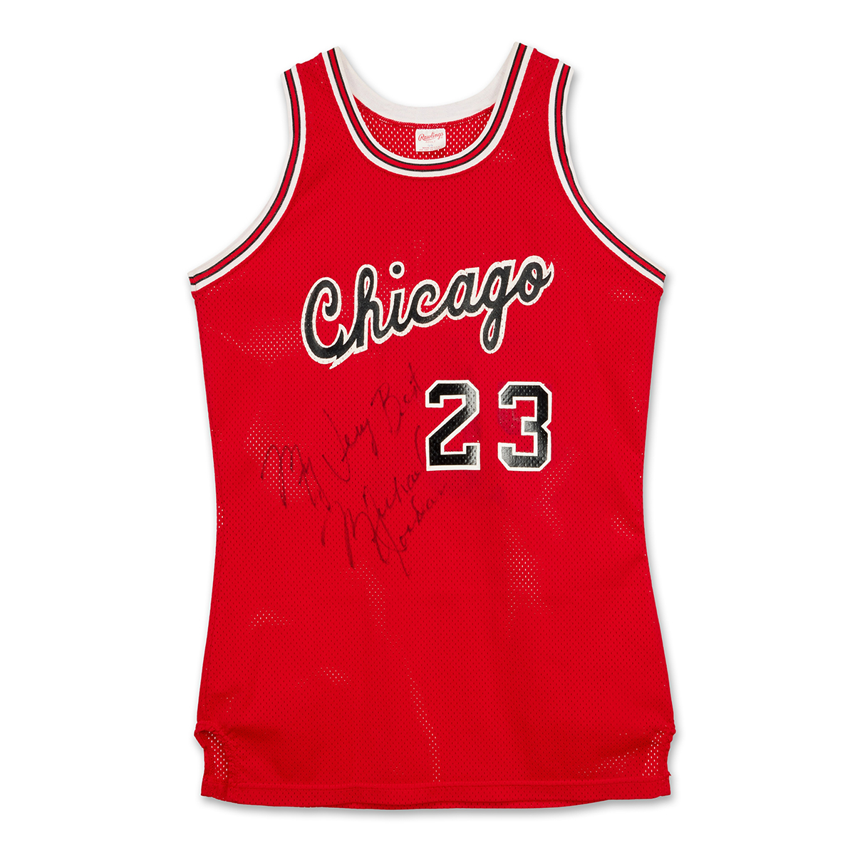 Sothebys Game Worn Michael Jordan Jersey 3