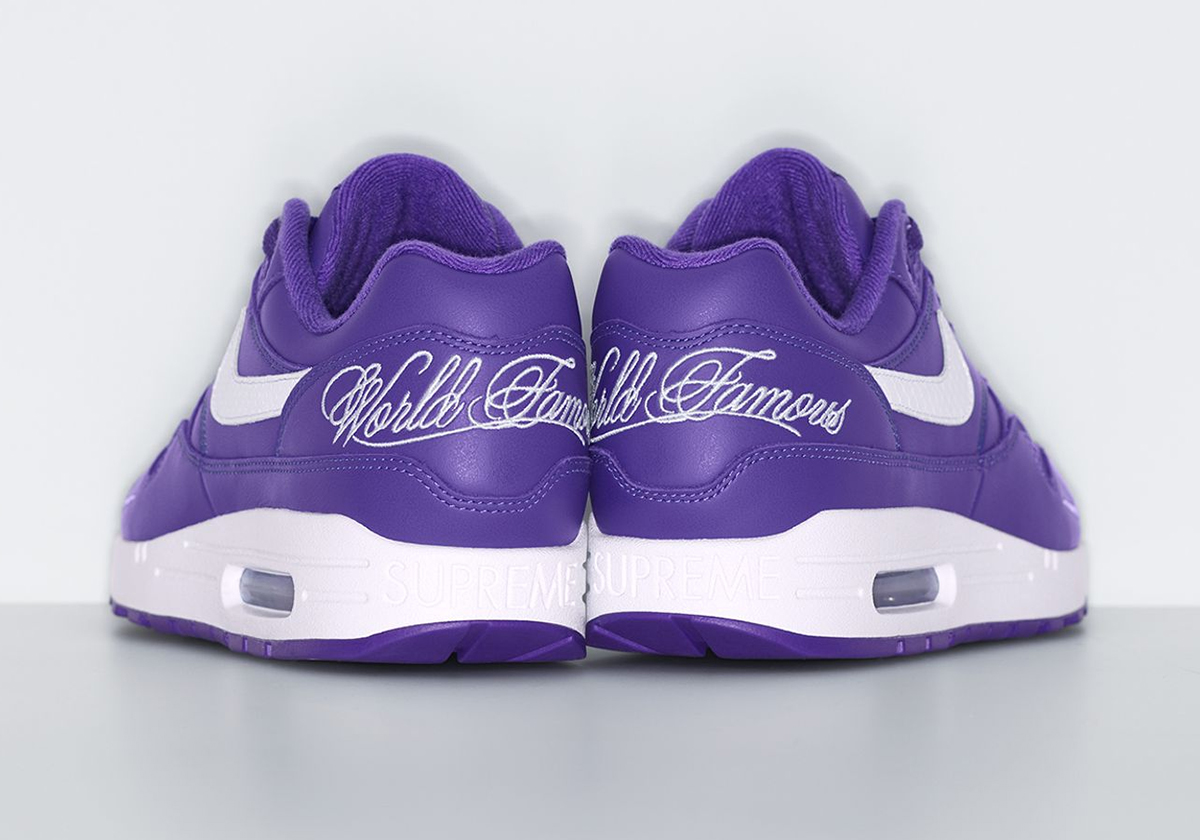 Supreme Air Max 1 Университетский фиолетовый 2