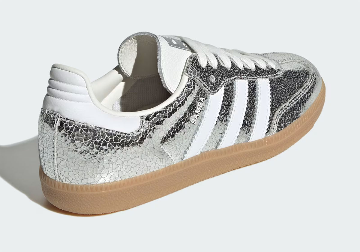 Кроссовки Adidas Samba Cracked Silver Jr0035 6