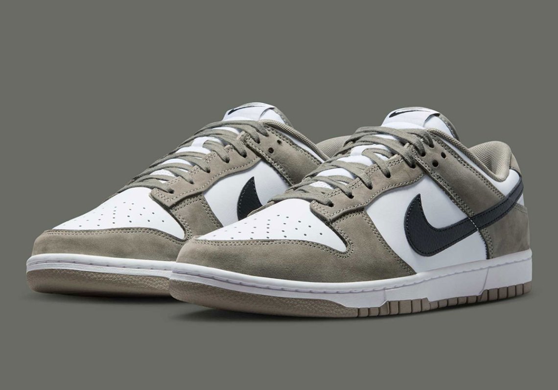 Olive Suede Adorns This Nike Dunk Low For Summer  display picture 1